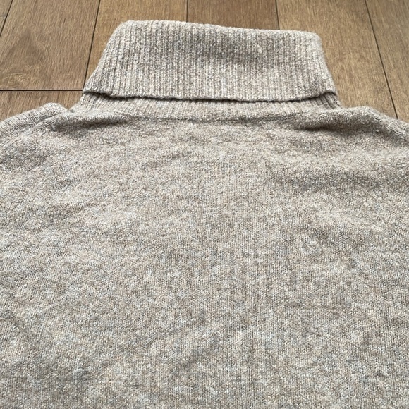 Frieda & Freddies New York wool blend knit dress pullover turtleneck brown M/L - Picture 10 of 10